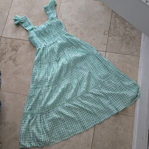 Mint Green Sleeveless Maxi Dress